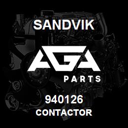 940126 Sandvik CONTACTOR | AGA Parts