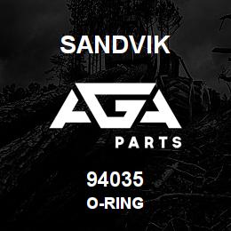 94035 Sandvik O-RING | AGA Parts