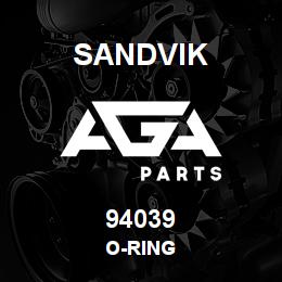 94039 Sandvik O-RING | AGA Parts