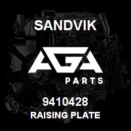 9410428 Sandvik RAISING PLATE | AGA Parts