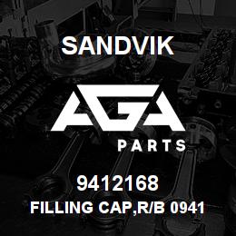 9412168 Sandvik FILLING CAP,R/B 09412168 RB | AGA Parts