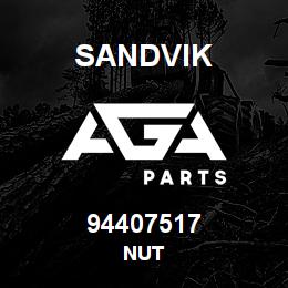 94407517 Sandvik NUT | AGA Parts
