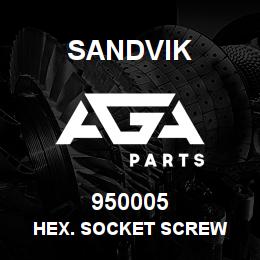 950005 Sandvik HEX. SOCKET SCREW | AGA Parts