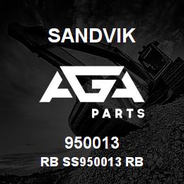950013 Sandvik RB SS950013 RB | AGA Parts