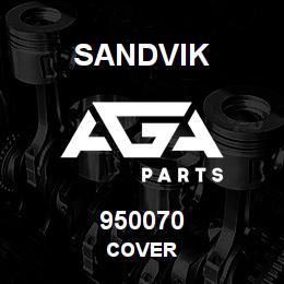 950070 Sandvik COVER | AGA Parts