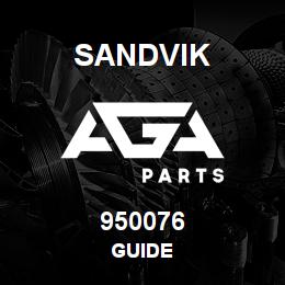 950076 Sandvik GUIDE | AGA Parts