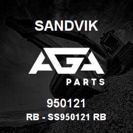 950121 Sandvik RB - SS950121 RB | AGA Parts