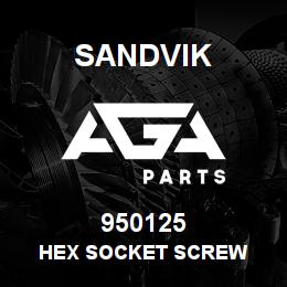 950125 Sandvik HEX SOCKET SCREW | AGA Parts