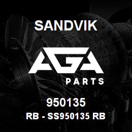 950135 Sandvik RB - SS950135 RB | AGA Parts