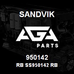 950142 Sandvik RB SS950142 RB | AGA Parts