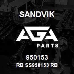 950153 Sandvik RB SS950153 RB | AGA Parts