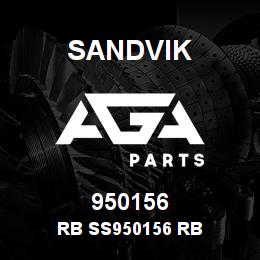 950156 Sandvik RB SS950156 RB | AGA Parts