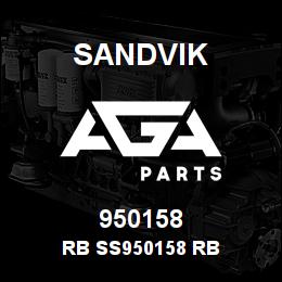 950158 Sandvik RB SS950158 RB | AGA Parts