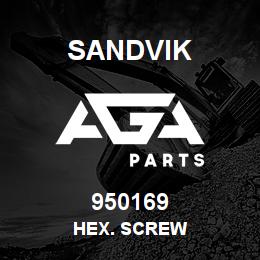 950169 Sandvik HEX. SCREW | AGA Parts