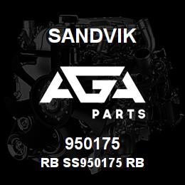 950175 Sandvik RB SS950175 RB | AGA Parts
