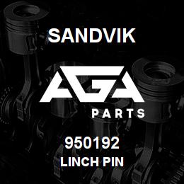 950192 Sandvik LINCH PIN | AGA Parts