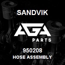 950208 Sandvik HOSE ASSEMBLY | AGA Parts