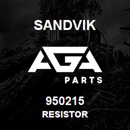 950215 Sandvik RESISTOR | AGA Parts