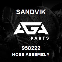 950222 Sandvik HOSE ASSEMBLY | AGA Parts