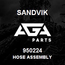 950224 Sandvik HOSE ASSEMBLY | AGA Parts