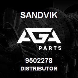 9502278 Sandvik DISTRIBUTOR | AGA Parts
