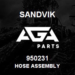 950231 Sandvik HOSE ASSEMBLY | AGA Parts