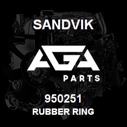 950251 Sandvik RUBBER RING | AGA Parts