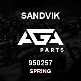 950257 Sandvik SPRING | AGA Parts