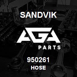 950261 Sandvik HOSE | AGA Parts
