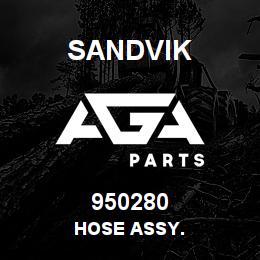 950280 Sandvik HOSE ASSY. | AGA Parts