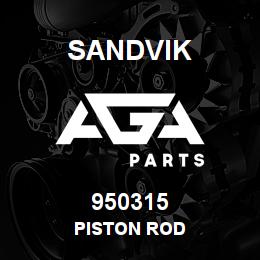 950315 Sandvik PISTON ROD | AGA Parts