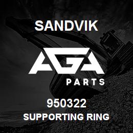 950322 Sandvik SUPPORTING RING | AGA Parts