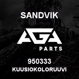950333 Sandvik KUUSIOKOLORUUVI | AGA Parts