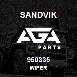 950335 Sandvik WIPER | AGA Parts