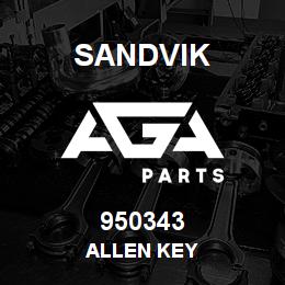 950343 Sandvik ALLEN KEY | AGA Parts