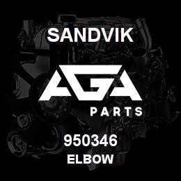 950346 Sandvik ELBOW | AGA Parts