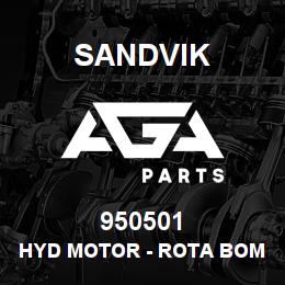 950501 Sandvik HYD MOTOR - ROTA BOM024 RB | AGA Parts