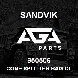 950506 Sandvik CONE SPLITTER BAG CLAMP PIN | AGA Parts
