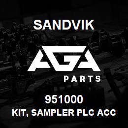 951000 Sandvik KIT, SAMPLER PLC ACCS | AGA Parts