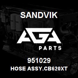 951029 Sandvik HOSE ASSY.CB620XT | AGA Parts