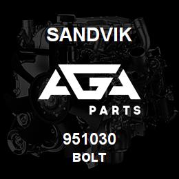 951030 Sandvik BOLT | AGA Parts
