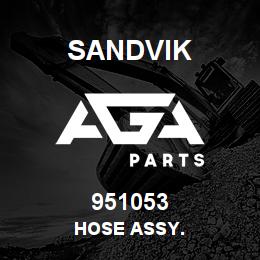 951053 Sandvik HOSE ASSY. | AGA Parts