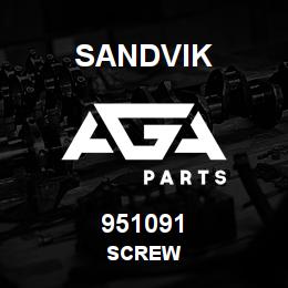 951091 Sandvik SCREW | AGA Parts