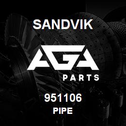 951106 Sandvik PIPE | AGA Parts