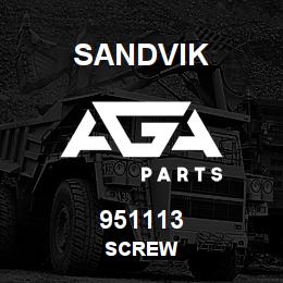 951113 Sandvik SCREW | AGA Parts