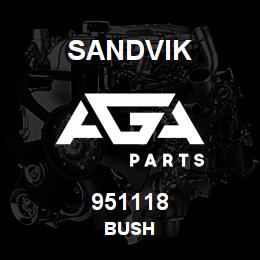 951118 Sandvik BUSH | AGA Parts