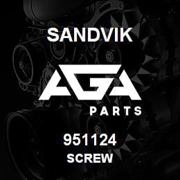 951124 Sandvik SCREW | AGA Parts