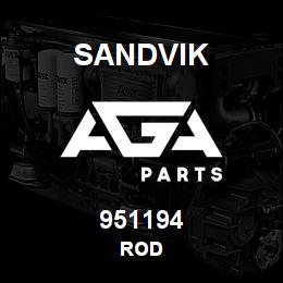 951194 Sandvik ROD | AGA Parts