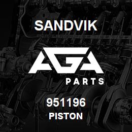 951196 Sandvik PISTON | AGA Parts