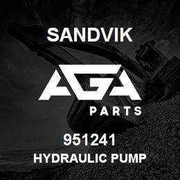 951241 Sandvik HYDRAULIC PUMP | AGA Parts
